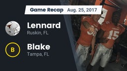 Recap: Lennard  vs. Blake  2017