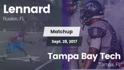 Matchup: Lennard  vs. Tampa Bay Tech  2017