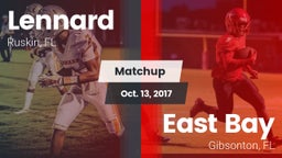 Matchup: Lennard  vs. East Bay  2017
