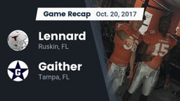 Recap: Lennard  vs. Gaither  2017