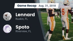 Recap: Lennard  vs. Spoto  2018