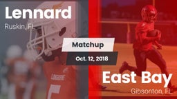 Matchup: Lennard  vs. East Bay  2018