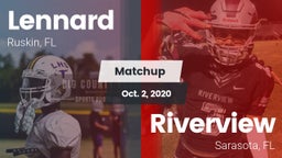 Matchup: Lennard  vs. Riverview  2020