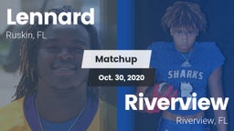 Matchup: Lennard  vs. Riverview  2020