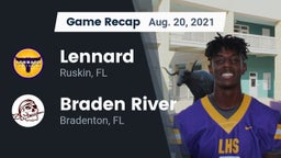 Recap: Lennard  vs. Braden River  2021