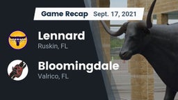 Recap: Lennard  vs. Bloomingdale  2021