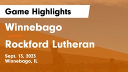 Winnebago  vs Rockford Lutheran  Game Highlights - Sept. 13, 2023
