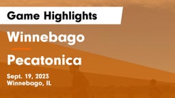 Winnebago  vs Pecatonica  Game Highlights - Sept. 19, 2023