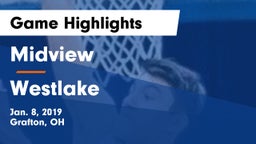 Midview  vs Westlake  Game Highlights - Jan. 8, 2019