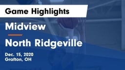 Midview  vs North Ridgeville  Game Highlights - Dec. 15, 2020