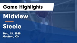 Midview  vs Steele  Game Highlights - Dec. 19, 2020