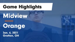 Midview  vs Orange  Game Highlights - Jan. 6, 2021