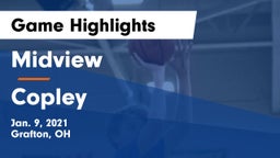 Midview  vs Copley  Game Highlights - Jan. 9, 2021