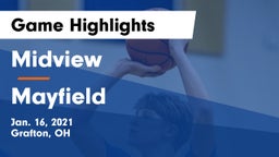 Midview  vs Mayfield  Game Highlights - Jan. 16, 2021