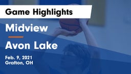 Midview  vs Avon Lake  Game Highlights - Feb. 9, 2021