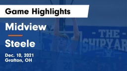 Midview  vs Steele  Game Highlights - Dec. 10, 2021