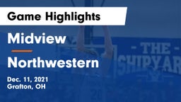Midview  vs Northwestern  Game Highlights - Dec. 11, 2021