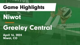 Niwot  vs Greeley Central  Game Highlights - April 16, 2024