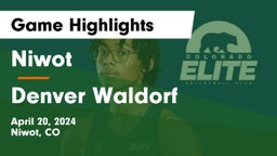 Niwot  vs Denver Waldorf Game Highlights - April 20, 2024