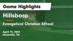 Hillsboro  vs Evangelical Christian School Game Highlights - April 15, 2024