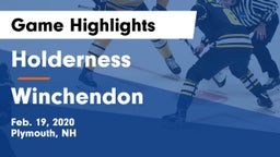 Holderness  vs Winchendon Game Highlights - Feb. 19, 2020