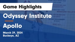 Odyssey Institute vs Apollo  Game Highlights - March 29, 2024