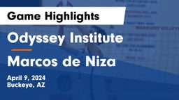 Odyssey Institute vs Marcos de Niza Game Highlights - April 9, 2024