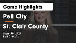 Pell City  vs St. Clair County  Game Highlights - Sept. 28, 2023
