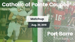 Matchup: Catholic Pointe vs. Port Barre  2018