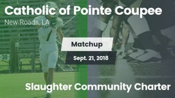 Matchup: Catholic Pointe vs. Slaughter Community Charter 2018