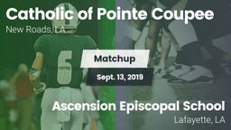 Matchup: Catholic Pointe vs. Ascension Episcopal School 2019