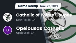 Recap: Catholic of Pointe Coupee vs. Opelousas Catholic  2019