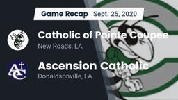 Recap: Catholic of Pointe Coupee vs. Ascension Catholic  2020