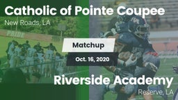 Matchup: Catholic Pointe vs. Riverside Academy 2020