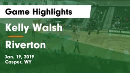 Kelly Walsh  vs Riverton  Game Highlights - Jan. 19, 2019