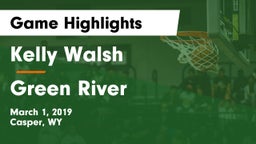 Kelly Walsh  vs Green River  Game Highlights - March 1, 2019