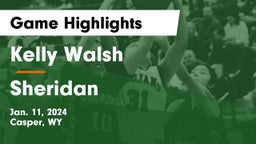 Kelly Walsh  vs Sheridan  Game Highlights - Jan. 11, 2024