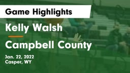 Kelly Walsh  vs Campbell County  Game Highlights - Jan. 22, 2022