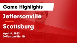 Jeffersonville  vs Scottsburg Game Highlights - April 8, 2023