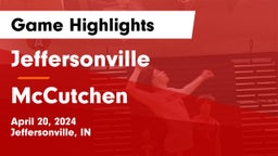 Jeffersonville  vs McCutchen Game Highlights - April 20, 2024