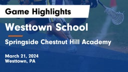 Westtown School vs Springside Chestnut Hill Academy  Game Highlights - March 21, 2024