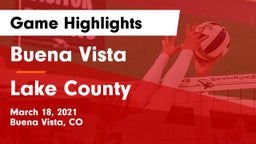 Buena Vista  vs Lake County  Game Highlights - March 18, 2021
