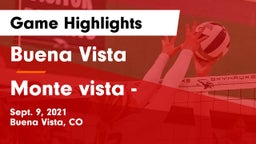 Buena Vista  vs Monte vista - Game Highlights - Sept. 9, 2021