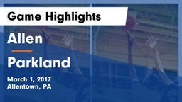 Allen  vs Parkland  Game Highlights - March 1, 2017