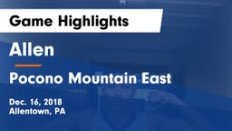 Allen  vs Pocono Mountain East  Game Highlights - Dec. 16, 2018