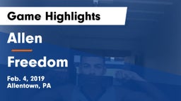 Allen  vs Freedom  Game Highlights - Feb. 4, 2019