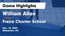 William Allen  vs Freire Charter School Game Highlights - Dec. 10, 2022