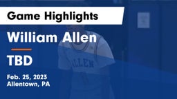 William Allen  vs TBD Game Highlights - Feb. 25, 2023