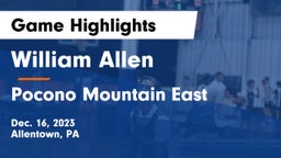 William Allen  vs Pocono Mountain East  Game Highlights - Dec. 16, 2023