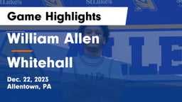 William Allen  vs Whitehall  Game Highlights - Dec. 22, 2023